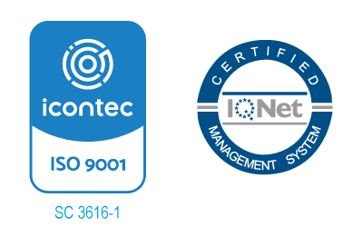 Sello de calidad Icontec ISO 9001